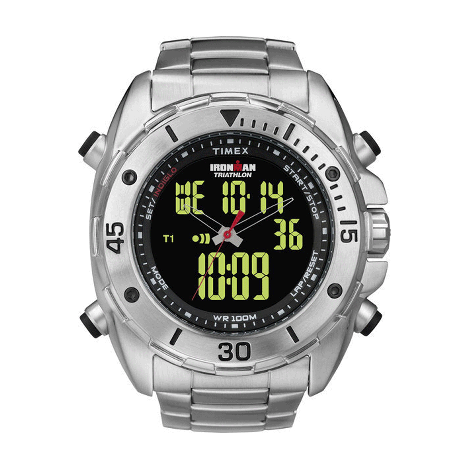 Timex ironman triathlon stainless steel watch cheap