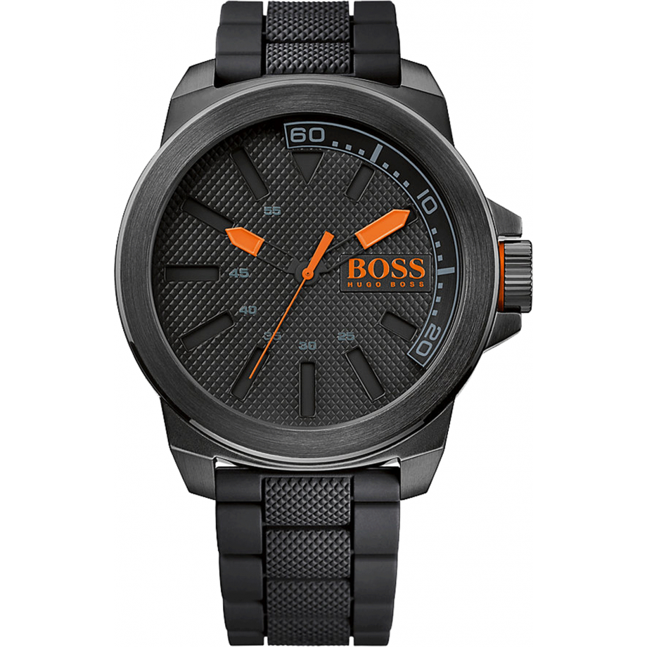 hugo boss orange watch stainless steel